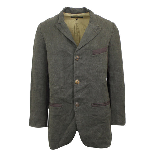 Freeman'S Sporting Club Linen Smith Sack Jacket - Green