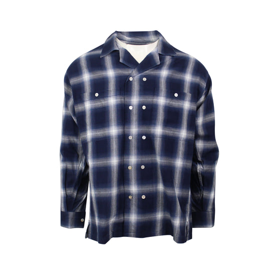 Vpz Double O/C Button Up Vpz - Blue