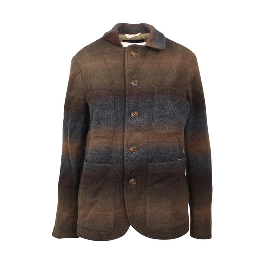 Freeman'S Sporting Club Classic Wool Ombre Jacket - Brown