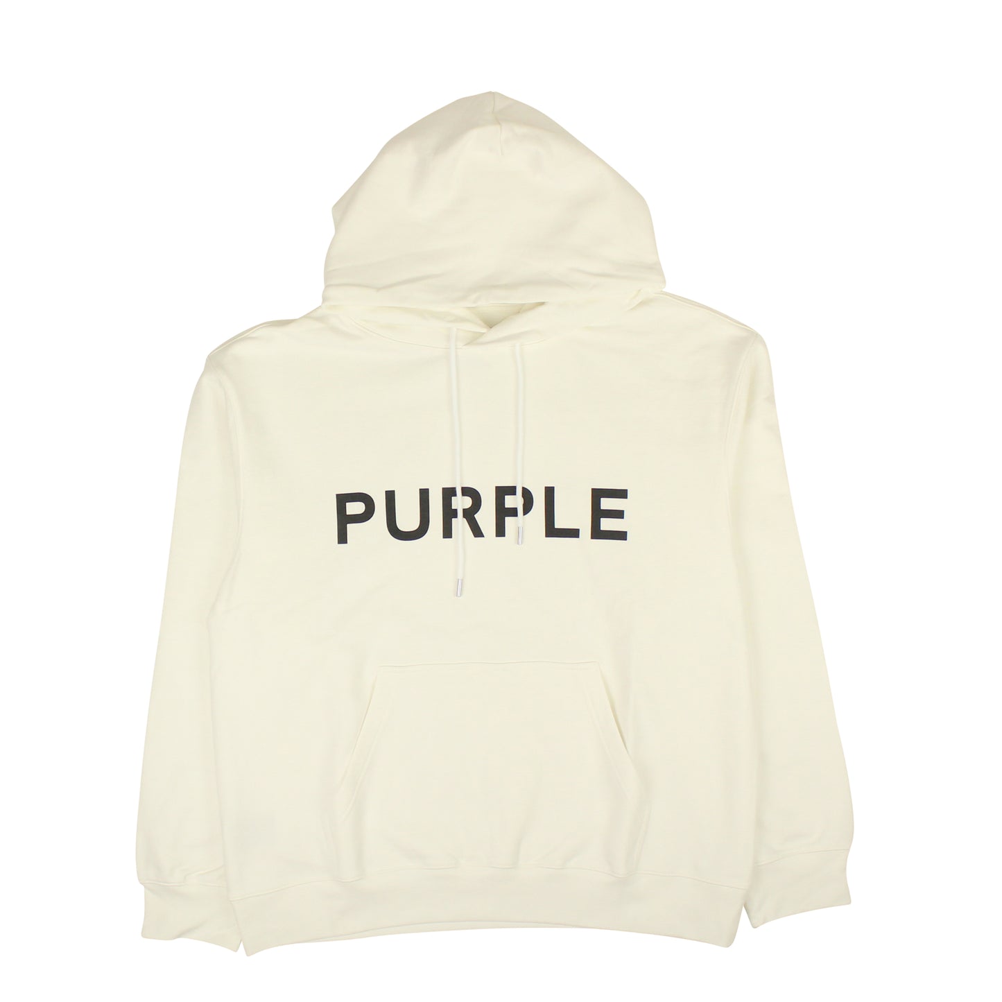 White FRENCH TERRY PO HOODY