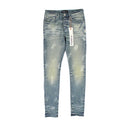 MID HARD WAX Indigo SKINNY JEANS