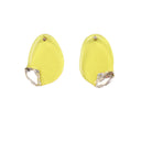 Vanessa Schindler Crystal Urethane Drop Stud Earring - Yellow