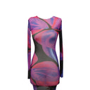 MEDUSA PRINT BEACH BUM SLEEVELESS LYCRA DRESS