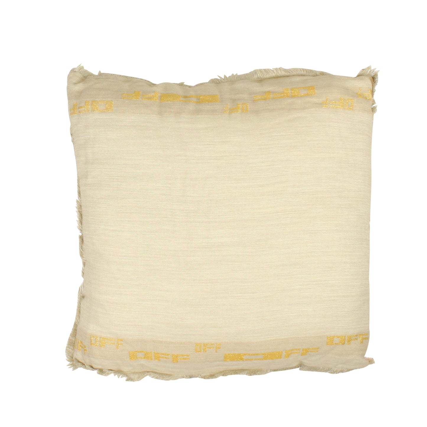 Off-White C/O Virgil Abloh Pillow - Beige