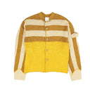 Judy Turner Jockey Hand Crochet Cardigan - Gold/Brown/Cream