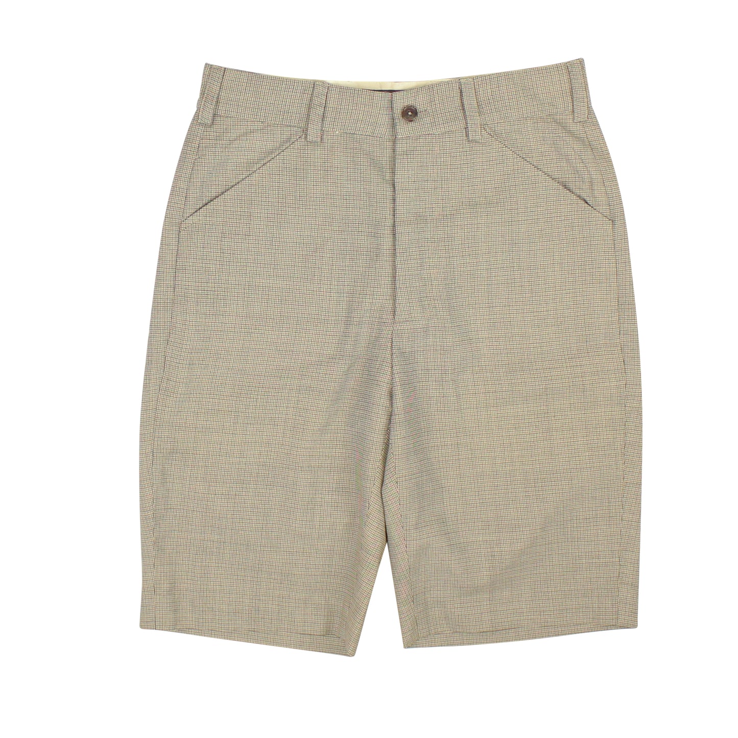 Freeman'S Sporting Club Houndstooth Wool Shorts - Brown/Beige