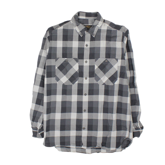 Freeman'S Sporting Club Checkered Long Sleeve Shirt - Gray