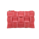 Bottega Veneta Rubber Clutch - Red/White