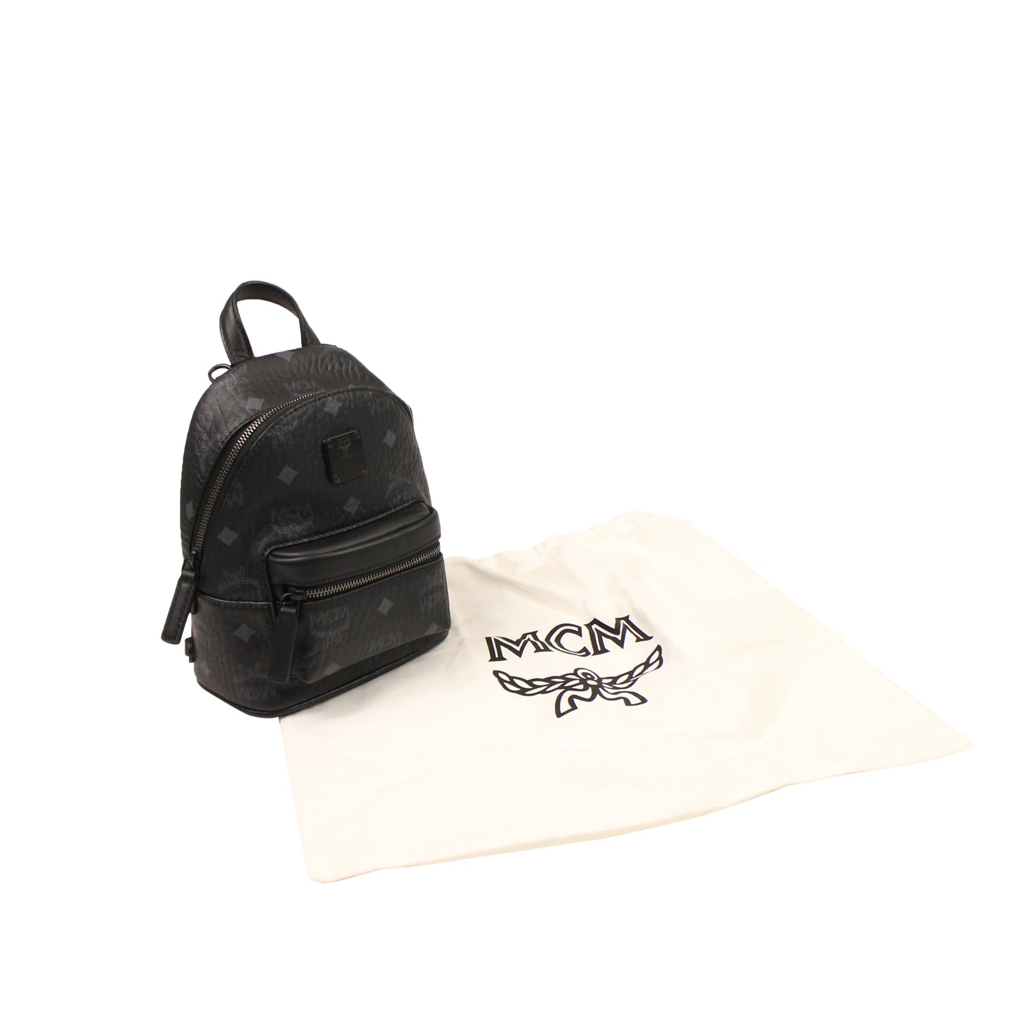 Mcm Stark Small Backpack - Black