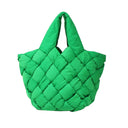 Nylon Woven Tote Green