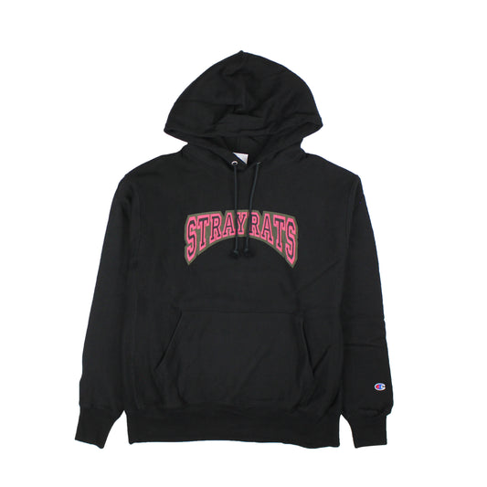 Stray Rats College Arch Hoodie - Black