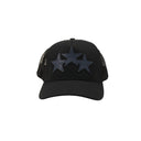 Amiri 3 STAR TRUCKER HAT - Black/Pond