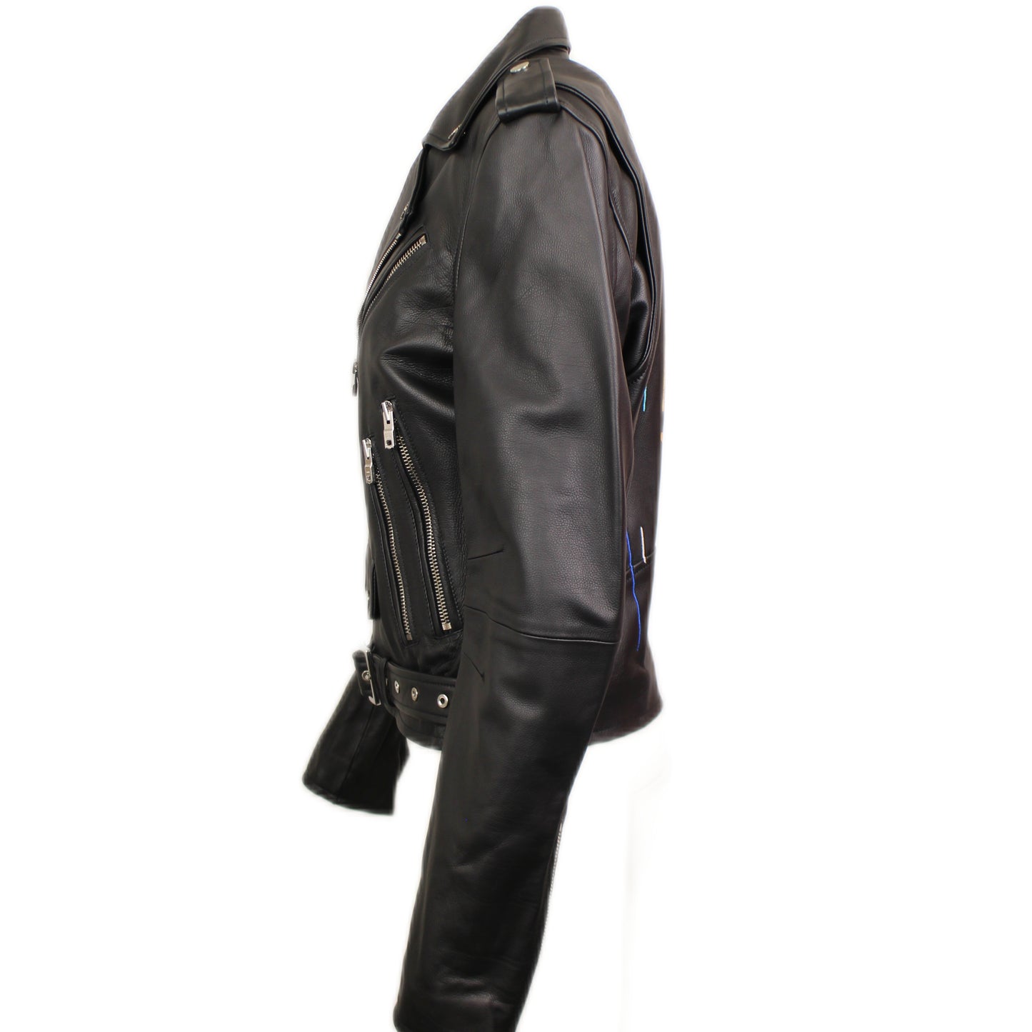 Amiri Perfecto Leather Jacket - Black