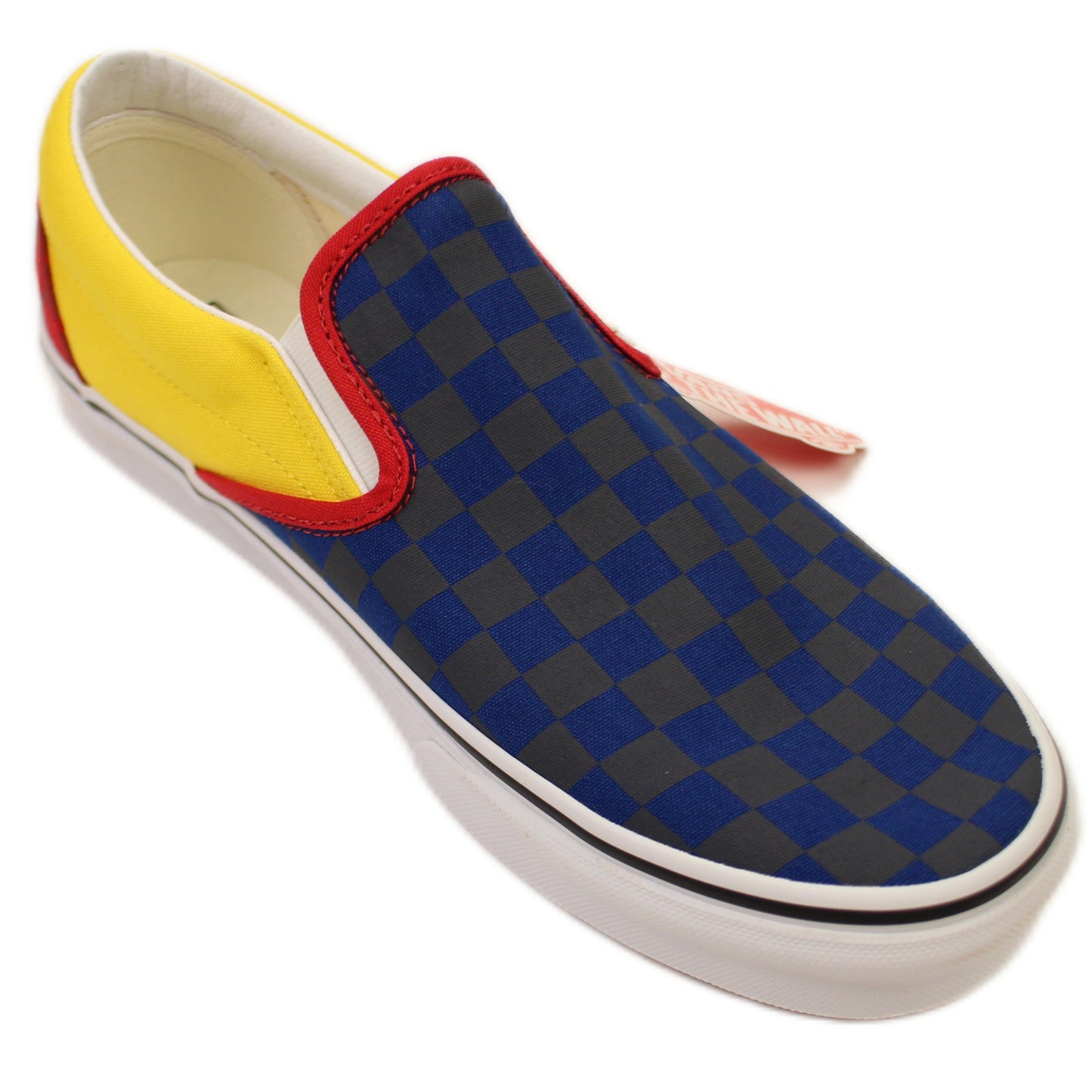 Vans U Classic Slip-On Sneakers - Navy Yellow