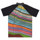 GEOLOGICAL PRINT BL RAGLAN POLO