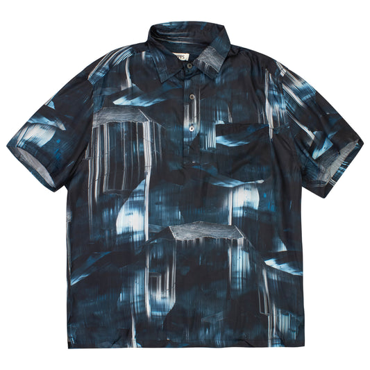 Phipps S/S Camp Shirt - Indicolite Blue