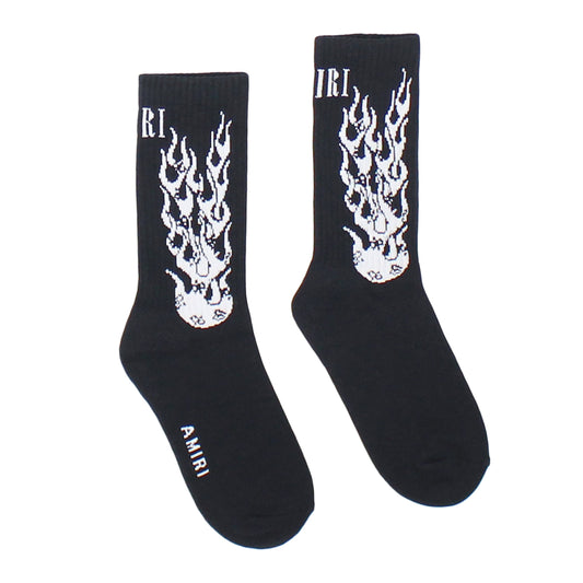 FLAMES SOCK Black Socks