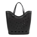 NWT Balenciaga Black Crocs Tote Bag