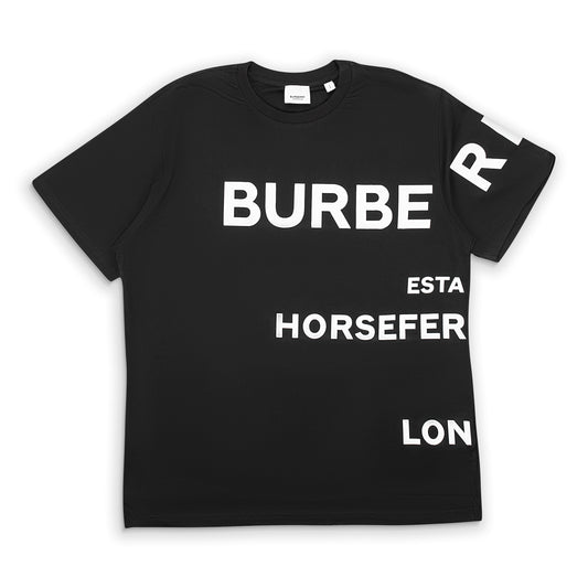Burberry Oversized Logo T-Shirt - Black