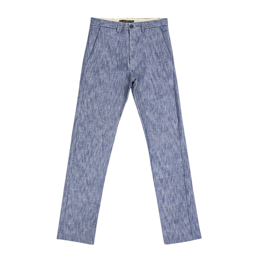 Freeman'S Sporting Club Woven Cotton Pants - Chambray