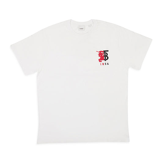 HALF HORSE POCKET GRAPHIC WHITE T-SHIRT