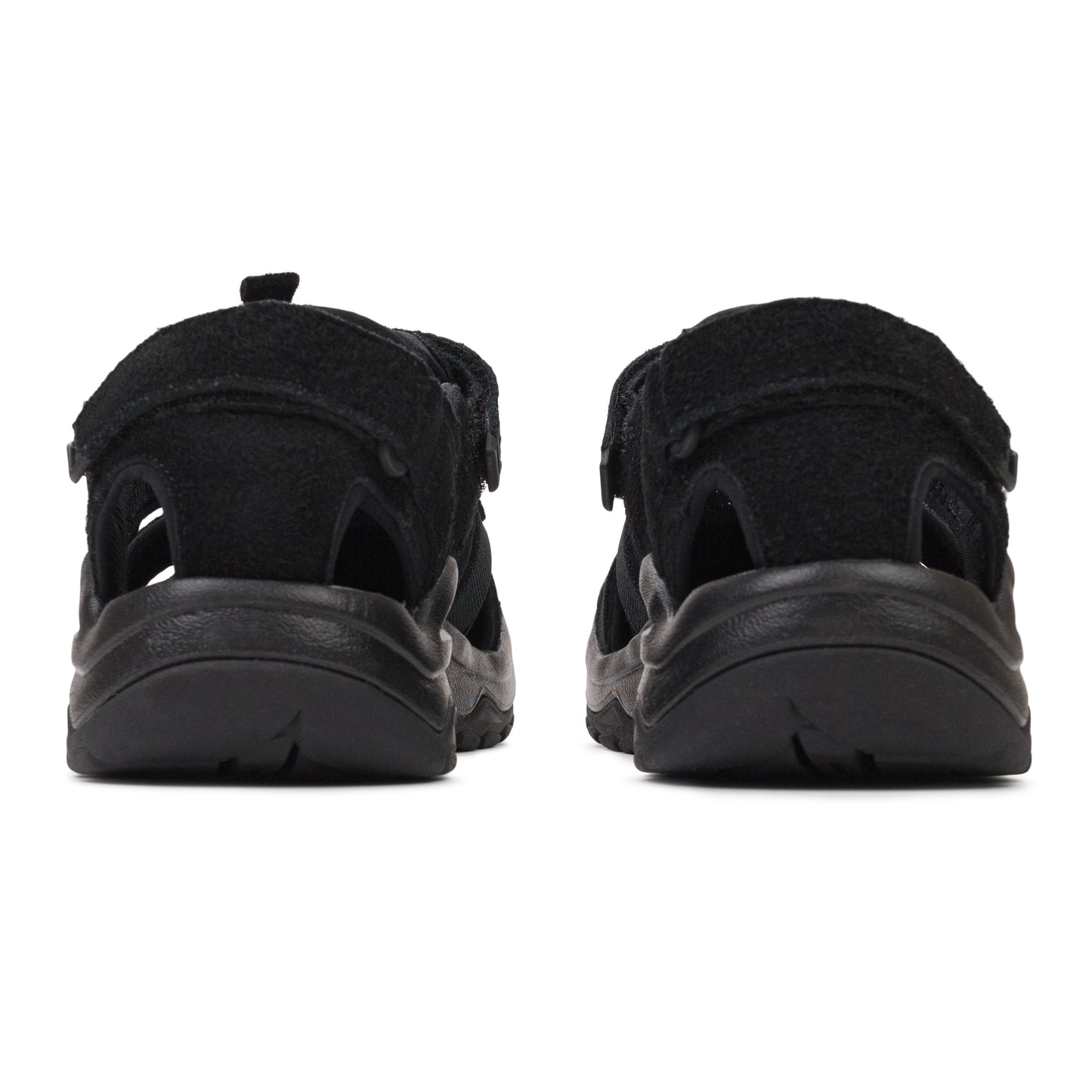 OMNIUM SUEDE BLACK SANDALS