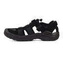 OMNIUM SUEDE BLACK SANDALS