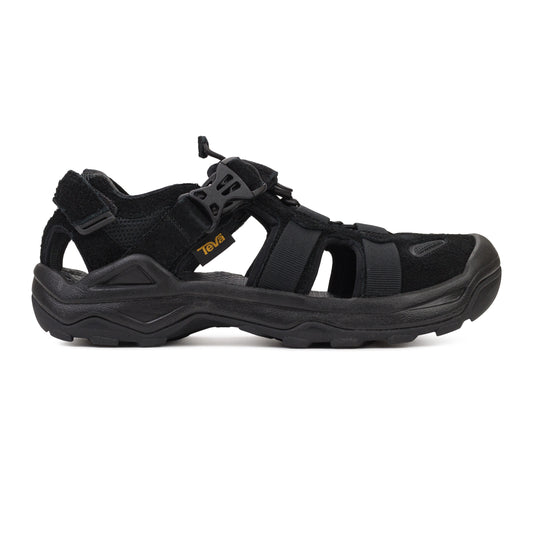 OMNIUM SUEDE BLACK SANDALS