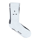 LOGO WHITE/BLACK SOCKS