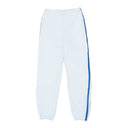 SIDE STRIPE WHITE BLUE TRACK PANTS