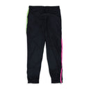 SIDE STRIPE BLACK GREEN PINK TRACK PANTS