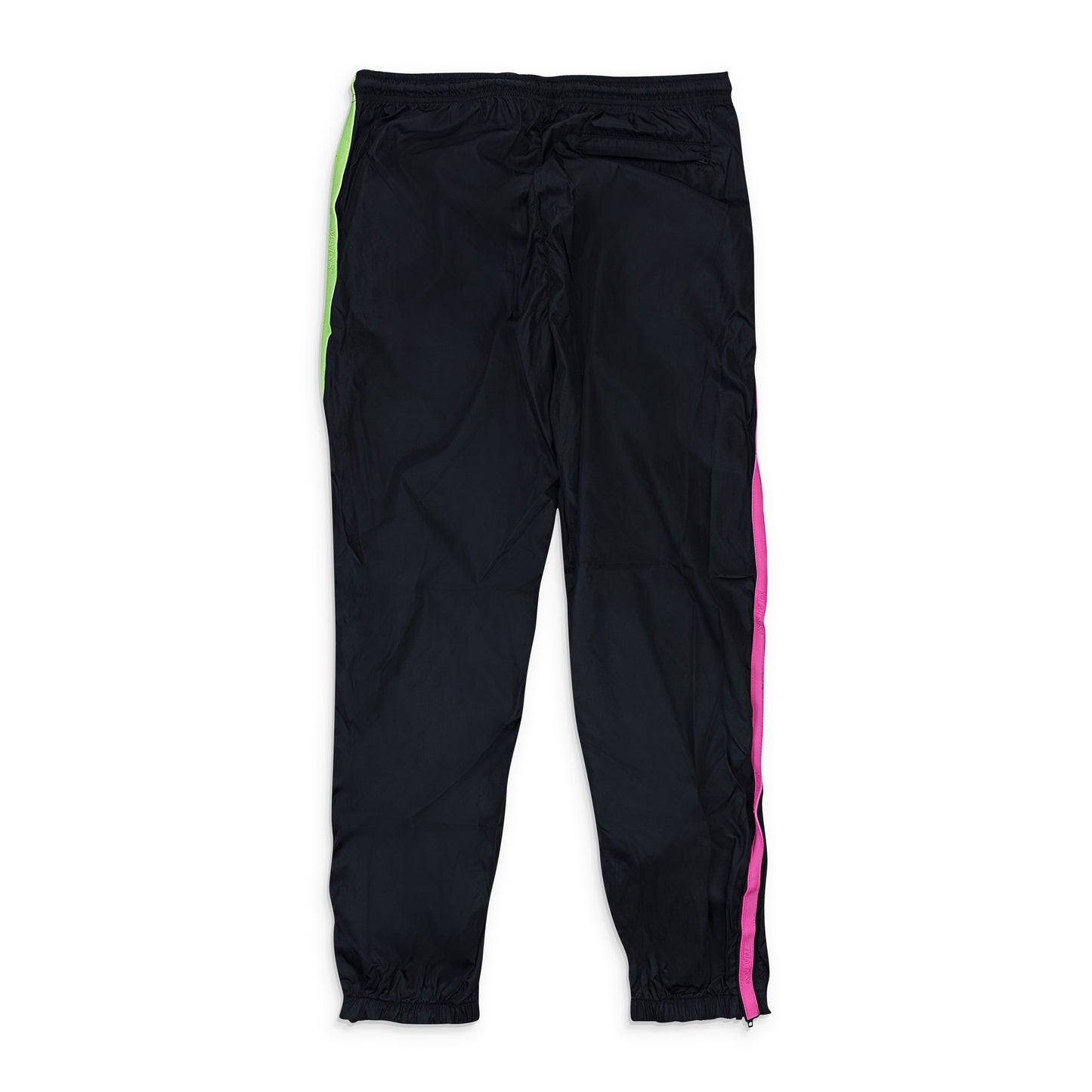 SIDE STRIPE BLACK GREEN PINK TRACK PANTS