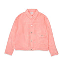 MID WASHED CLASSIC PINK SUN BLEACHED DENIM JACKET