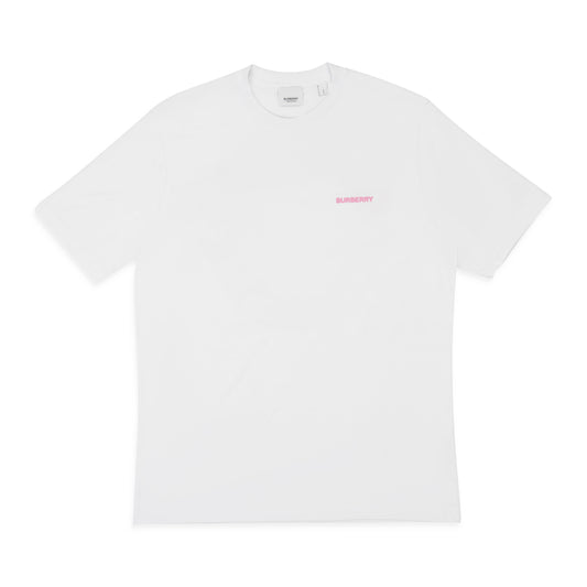 OAK LEAF CREST WHITE PINK T-SHIRT