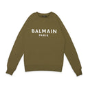 LOGO CREWNECK KHAKI SWEATSHIRT