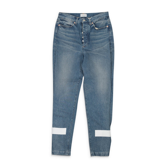 HEM TAPE BLUE DAD JEANS