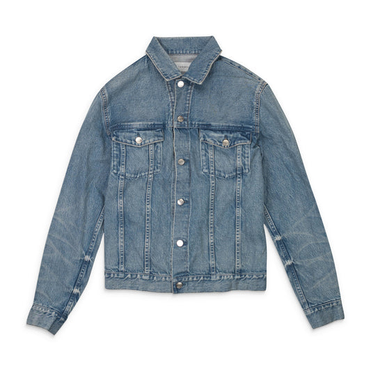 MID WASHED CLASSIC WASHED BLUE DENIM JACKET