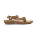 HURRICANE SHEARLING BROWN SANDALS