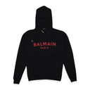 LOGO BLACK RED HOODIE