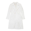 DOUBLE SATIN WHITE TUXEDO JACKET