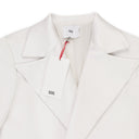 DOUBLE SATIN WHITE TUXEDO JACKET