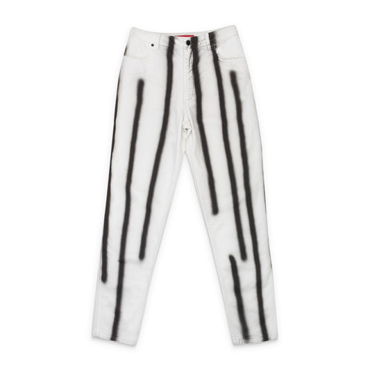 NWT ECKHAUS SPRAY EL WHITE STRAIGHT JEANS