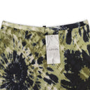 TIE DYE GREEN FLARED SKIRT