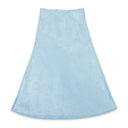 JACQUARD BIAS BLUE FLARED SKIRT