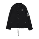 DIGITAL ROBOT FACE BLACK COACH JACKET