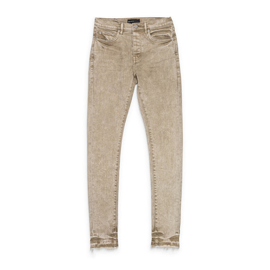 BEIGE SNOW WASH SNOW WASH322 SKINNY JEANS