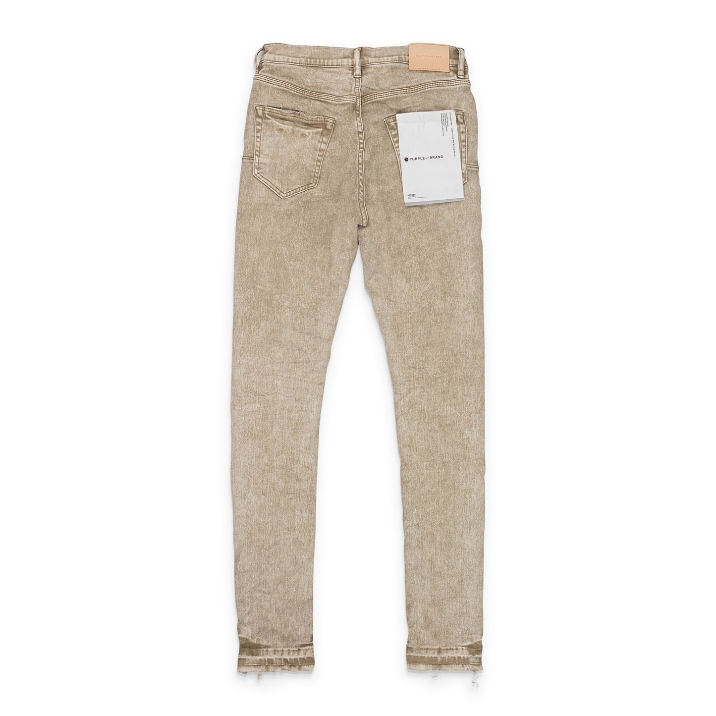 BEIGE SNOW WASH SNOW WASH322 SKINNY JEANS