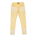 HARD WAX BRIGHT YELLOW SKINNY JEANS