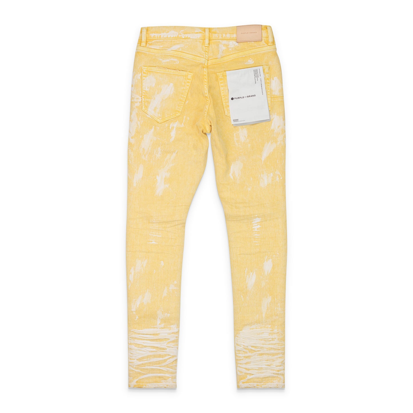 HARD WAX BRIGHT YELLOW SKINNY JEANS