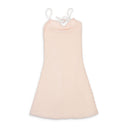 TIE BACK COWL PINK SLIP DRESS